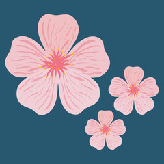 Obraz na płótnie Canvas Flat illustration of japan design 