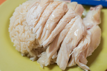Chicken rice in Singapore
