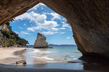 Tischdecke Cathedral Cove Coromandel-Halbinsel © philipbird123