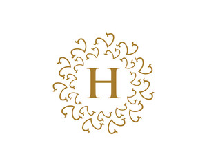 Royal Letter H Logo