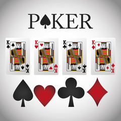 Poker design, cards and game concept ,, casino games