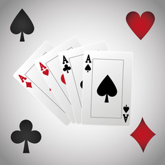 Poker design, cards and game concept ,, casino games