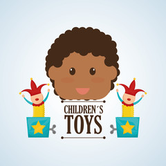 Toy design, childhood and game concept