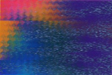 VHS Color Glitch Texture
