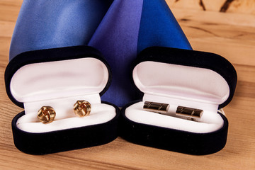 Accessories: butterfly, ties, cufflinks, for a classic suit