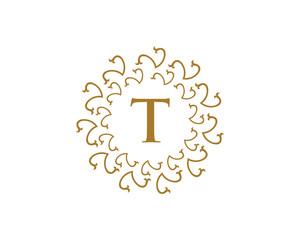 Obraz premium Royal Letter T Logo