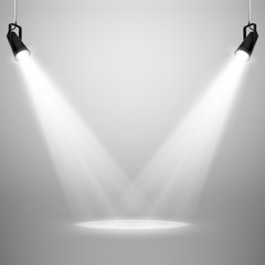 Vector Isolated Spotlight