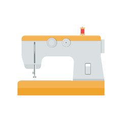 sewing machine vector illustration isolated on a white background