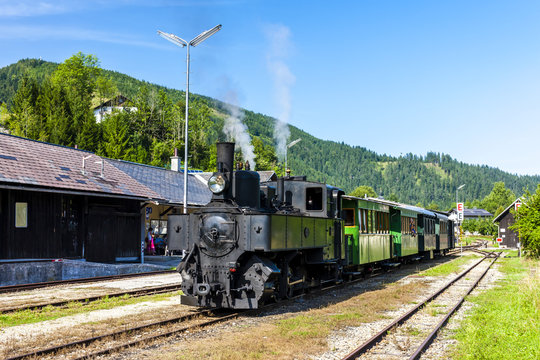 steam train, Lunz am See, Lower Austria, Austria