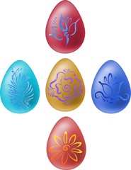 easter eggs set
