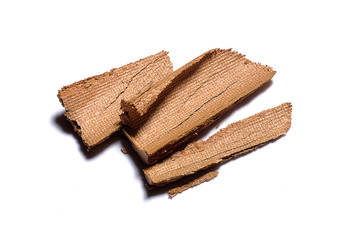 Face powder isolated on white 