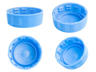 blue plastic bottle cap isolated - 109071926
