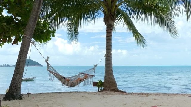 Woman in the hammock