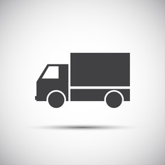 Simple vector pickup icon, illustration for your website, print and infographic