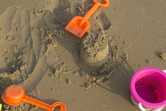 sculp sand castle play toy  beach