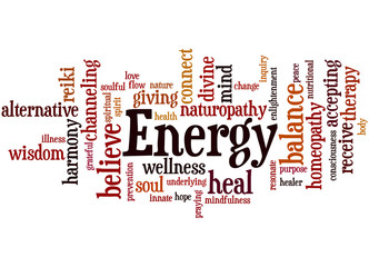 Energy, word cloud concept 9