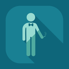 stick figure of human silhouette