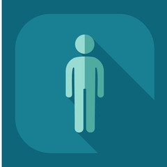 stick figure of human silhouette