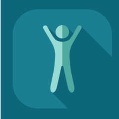 stick figure of human silhouette