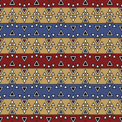 Fototapeta premium Seamless aztec pattern