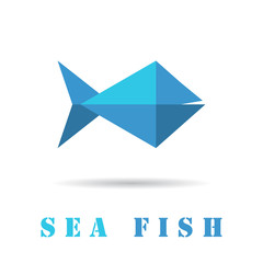 Fish geometric icon