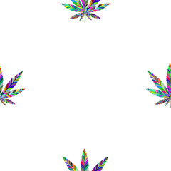 Marijuana seamless pattern 1