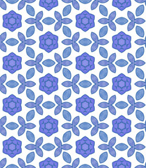 Seamless tiling painted geometric abstract background
