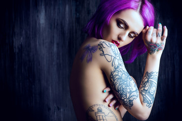 Fototapeta premium tattoo for girls