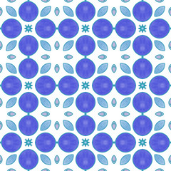 Seamless tile painted geometric abstract background