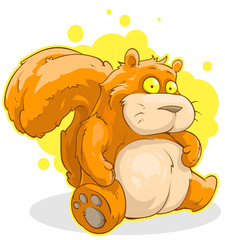 Fat squirrel