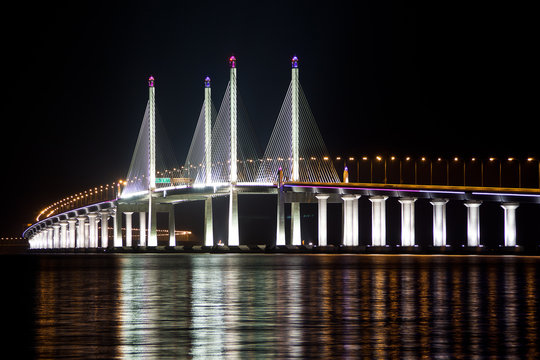 2nd Penang Bridge Light Up