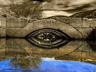 Naklejka premium bridge