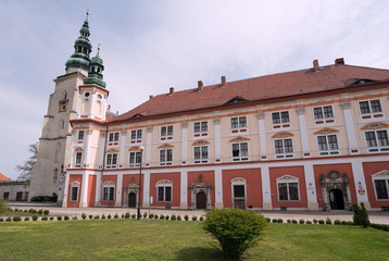 Fototapeta na wymiar Monastery in Henrykow, old cisterian abbey, Poland