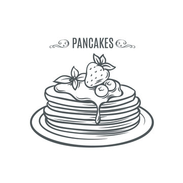 How to Draw Pancakes  Easy Drawing Tutorial For Kids