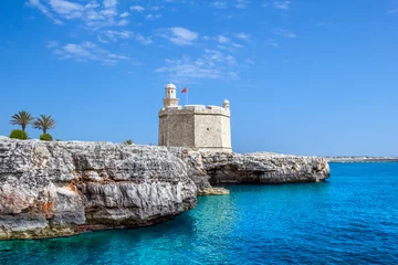 Photo sur Plexiglas Travaux détablissement Castell de Sant Nicolau at the port mouth of Ciutadella de Menor