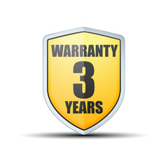 3 years warranty