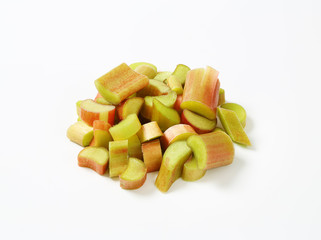chopped fresh rhubarb
