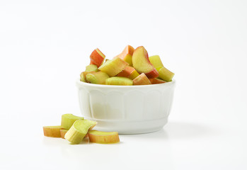 chopped fresh rhubarb
