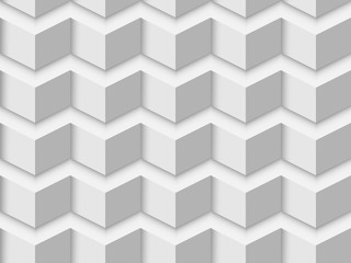 White triangle textured wall vector background.