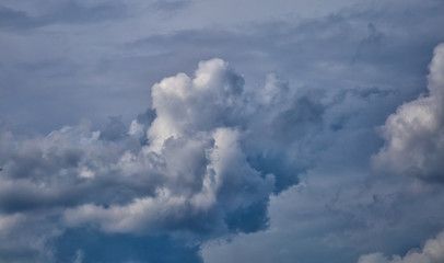 wonderful and mysterious blue sky