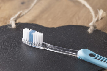New plastic toothbrushes