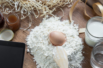 Baking and cooking with digital tablet