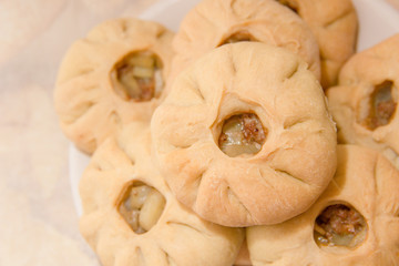 Vak belyash - bashkir national cuisine, homemade meat pies
