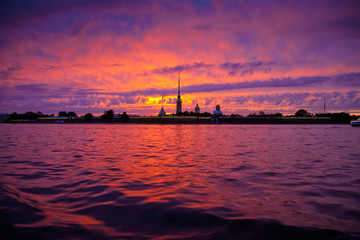 Fototapeta premium Peter and Paul fortress, Saint-Petersburg, Russia