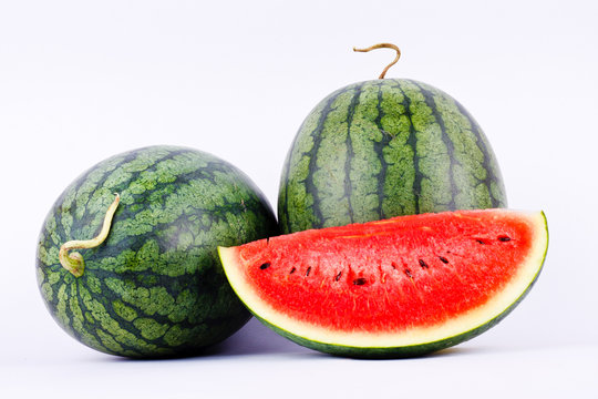 Watermelon is a healthy sweet fruit