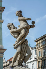 Fototapeta na wymiar Fountain of Proserpina in Poznan