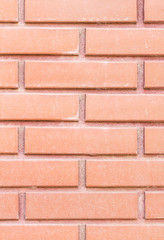 Fototapeta na wymiar Red brick wall texture background
