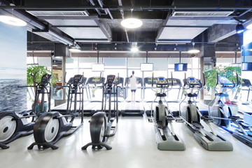 equipment and design of modern gym