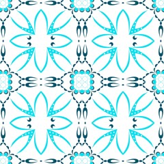 symmetrical geometric seamless pattern. Design element for art. 