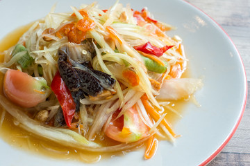 Som Tum is papaya salad